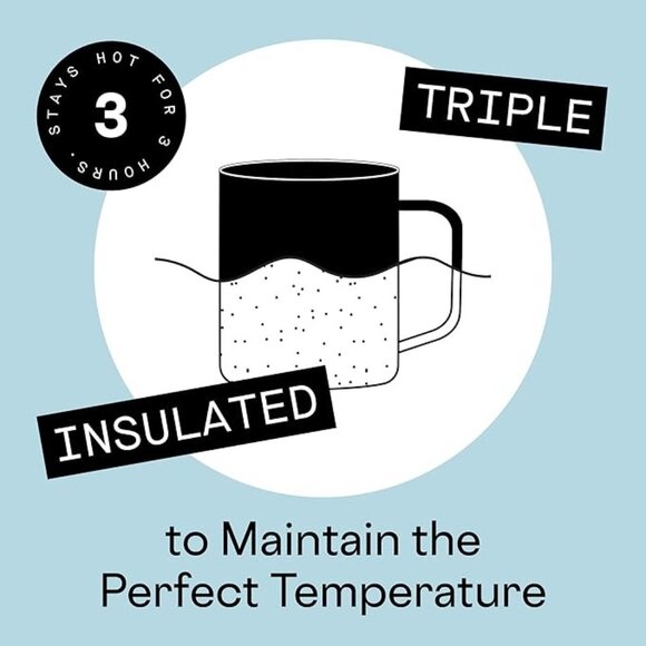 Corkcicle 16oz Rattle Exotic Coffee Mug NEW - Picture 5 of 5